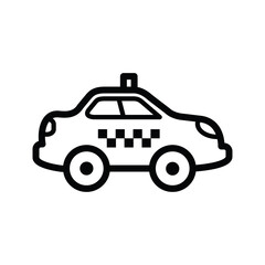 taxi icon logo illustration design