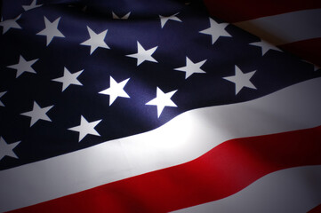 Flag USA as a patriotic background