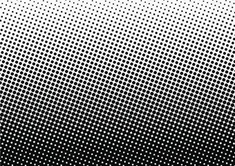 Vector halftone dots. black dot on a white background.