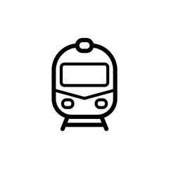 train icon logo illustration design