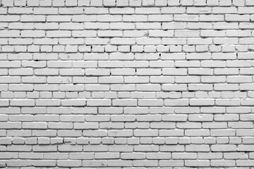 Fototapeta premium White brick wall. Facade of an old building. Architectural background.