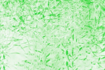 Green blurred abstract background with leaves pattern