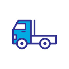 truck icon logo illustration design