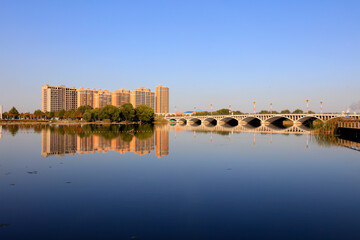 River park scenery in China