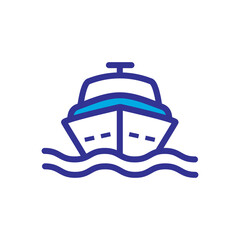 ship icon logo illustration design