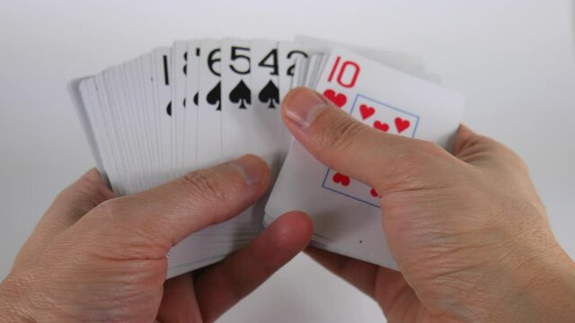 playing cards in hands, deck, casino, play, gamble, gambling, poker, blackjack, set, illustration, spade, playful, gambler, betting