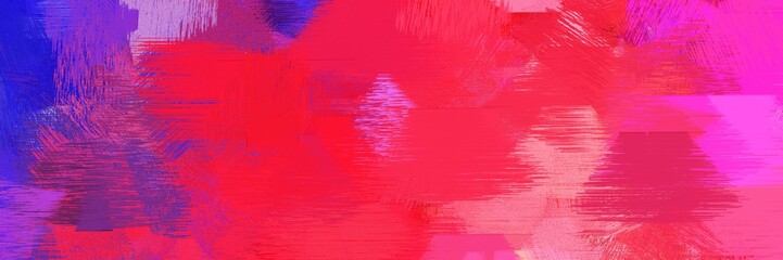 modern brush strokes background with crimson, dark slate blue and medium orchid. graphic can be used for art prints, web, poster or creative fasion design element