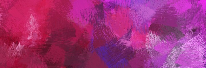 abstract brush strokes background decoration with dark moderate pink, medium orchid and mulberry . graphic can be used for background graphics, art prints or creative fasion design element