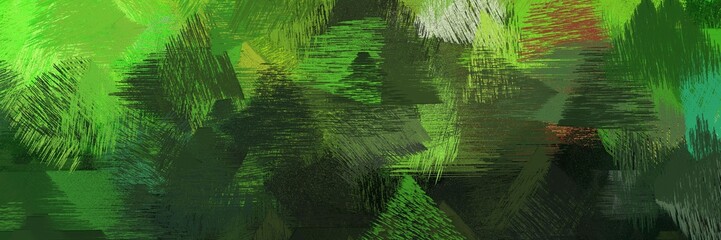 abstract brush strokes background decoration with very dark green, moderate green and dark green. graphic can be used for wallpaper, cards, poster or creative fasion design element