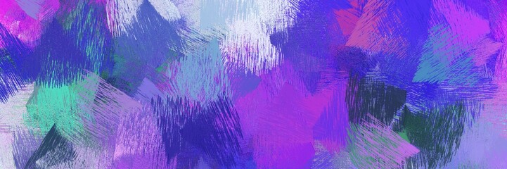 modern brush strokes background with slate blue, plum and sky blue. graphic can be used for banner, web, poster or creative fasion design element
