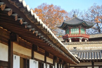 2-storey Korean Art Pavilion of Changdeokgung Palace.