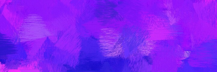 creative brush strokes background with blue violet, medium blue and medium orchid. graphic can be used for banner, web, poster or creative fasion design element