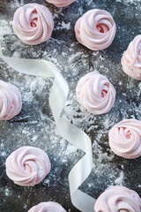 The recipe for home-made Russian marshmallows (Zephyr).