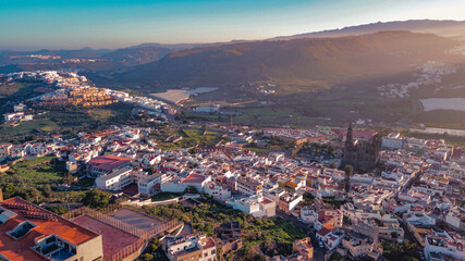 Arucas church gran canaria island background image wallpaper