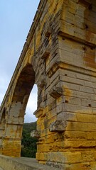 Naklejka premium Europe, France, Occitanie, Gard, village of Vers Pont du Gard, the Pont du Gard
