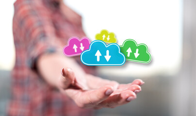 Concept of cloud storage