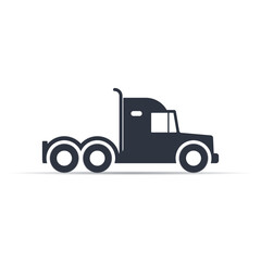 truck icon. truck vector icon. transportation symbol vector illustration