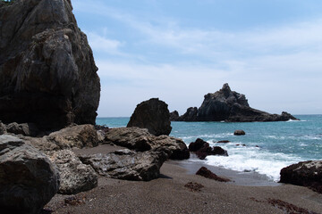 日出の石門　　渥美半島
