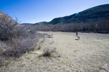 Old salt mines in Arcos de las Salinas Teruel Aragon Spain