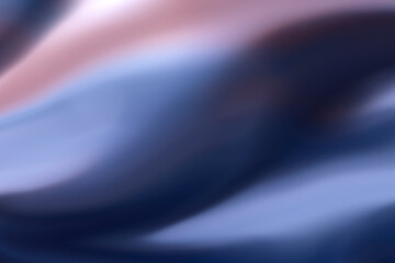 Abstract blurry blue and pink background. 3D rendering.