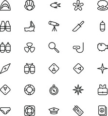 
Sea Vector Line Icons 5
