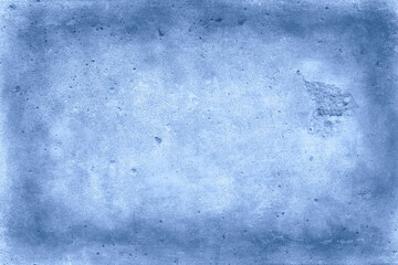 Obraz premium blue plaster background / abstract cold vintage background old concrete texture