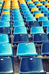 Fototapeta premium Athletics Soccer Stadium and Track 