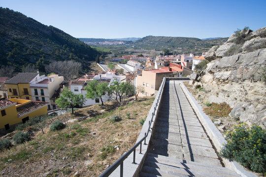 Jerica Castellon village skyline in Alto Palancia of Spain