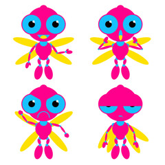 A variety of cute insect