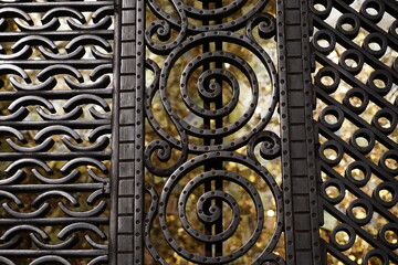 wrought iron gate