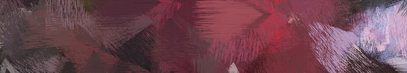 wide landscape graphic with abstract brush strokes background decoration with old mauve, pastel violet and pastel purple