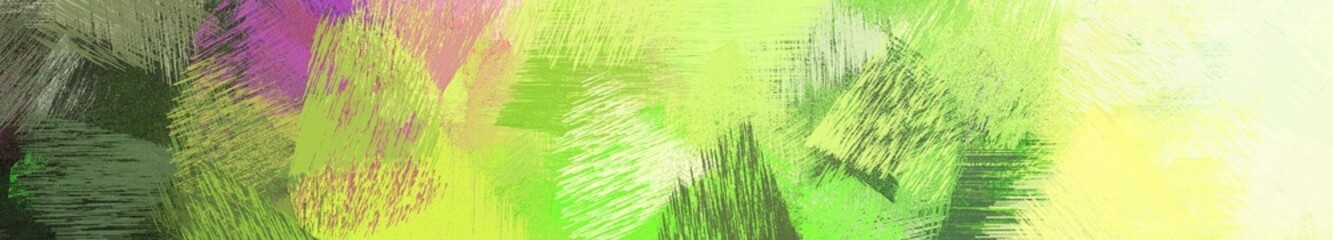 wide landscape graphic with artistic brush strokes background with dark khaki, dark olive green and khaki. can be used for wallpaper, cards, poster or banner