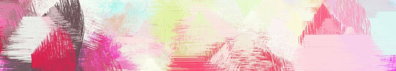 wide landscape graphic with abstract brush strokes background with antique white, moderate pink and pale violet red. can be used for background, canvas or poster