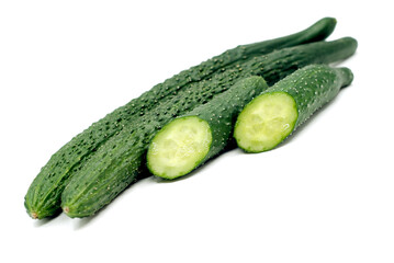 slices of cucumber
