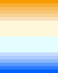 Fototapeta premium Abstract to the background with shape inspiration by the sun is setting on the beach, background, vector