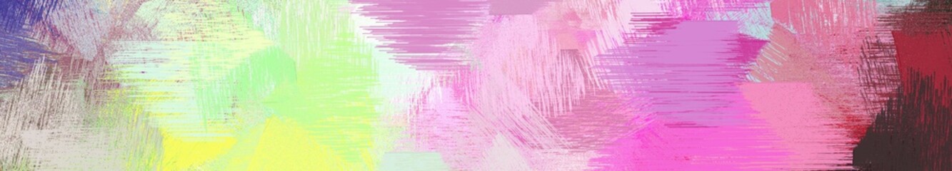 wide landscape graphic with art brush strokes background with pastel gray, light gray and old mauve