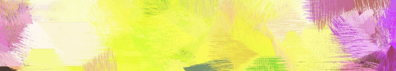 wide landscape graphic with art brush strokes background with khaki, mulberry  and pastel pink