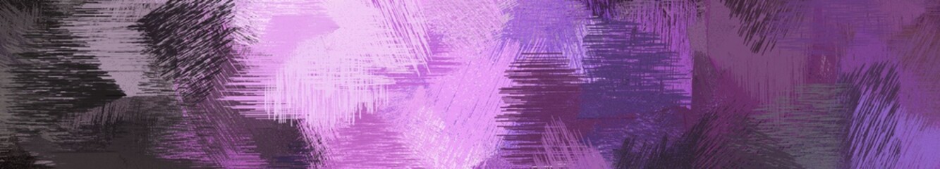 wide landscape graphic with abstract brush strokes background with dim gray, plum and old mauve. can be used for background, canvas or poster