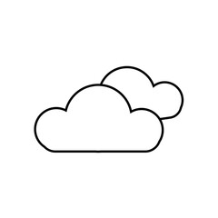 Clouds icon. Weather icons vector illustration. eps ten