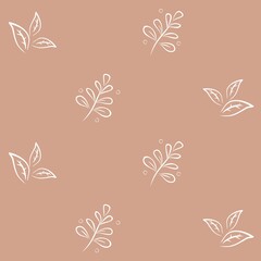 Vector floral pattern. Vector illustration. Design element for textiles, wallpaper, t-shirts, packaging, postcards, brochures, posters and other uses.