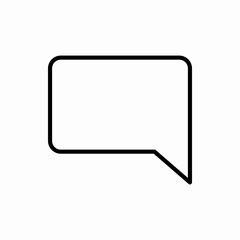 Outline chat icon.Chat vector illustration. Symbol for web and mobile