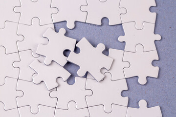 Pieces of a puzzle game
