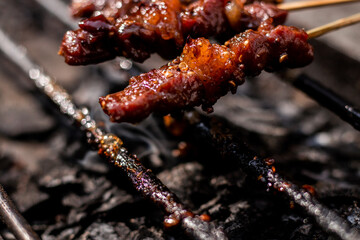 food local indonesia, beef bbq