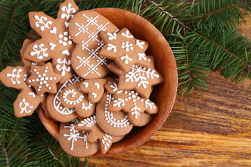 Gingerbread cookies.