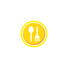 Food Logo Design Vector Label