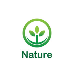 Nature Logo Design Natural Vector