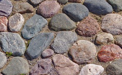 Colored natural stone. Texture for the background.