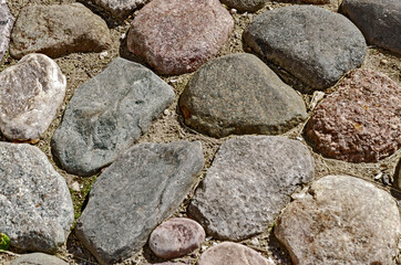 Colored natural stone. Texture for the background.