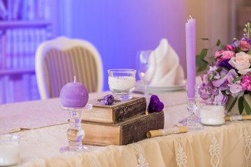 wedding table setting