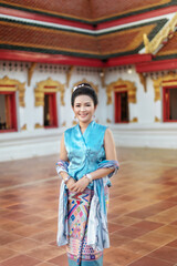 woman in traditional asian dresses